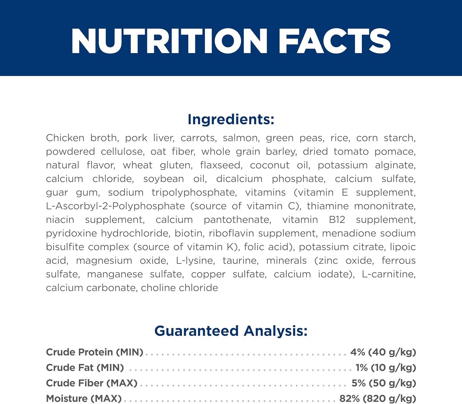 imageHills Science Diet Perfect Weight Adult 16 Weight Management Support Wet Dog Food Salmon amp Vegetables Stew 28 oz Pouch Case of 24