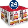 Hill’s Science Diet Adult 1-6, Adult 1-6 Premium Nutrition, Wet Cat Food, Tuna Stew, 2.8 oz Pouch, Case of 24(Chicken Casserole Stew)