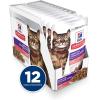 Hill’s Science Diet Sensitive Stomach & Skin, Adult 1-6, Stomach & Skin Sensitivity Support, Wet Cat Food, Chicken & Beef Stew, 2.8 oz Pouch, Case of 24(Salmon & Tuna Stew)