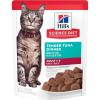 Hill’s Science Diet Adult 1-6, Adult 1-6 Premium Nutrition, Wet Cat Food, Tuna Stew, 2.8 oz Pouch, Case of 24(Tuna Stew)