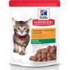 Hill’s Science Diet Kitten, Kitten Premium Nutrition, Wet Cat Food, Chicken & Vegetables Stew, 2.8 oz Pouch, Case of 24(Chicken Stew)