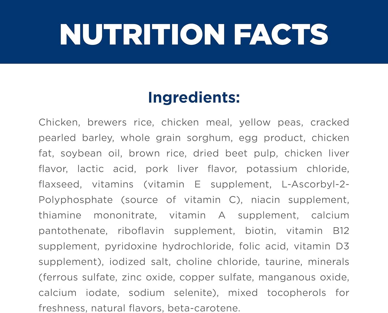 imageHills Science Diet Sensitive Stomach amp Skin Adult 16 Small amp Mini Breeds Stomach amp Skin Sensitivity Support Dry Dog Food Chicken Recipe 4 lb BagChicken