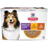 Hill’s Science Diet Sensitive Stomach & Skin, Adult 1-6, Stomach & Skin Sensitivity support, Wet Dog Food, Turkey & Rice Stew, 12.5 oz Can, Case of 12(Variety Pack: Chicken  Turkey Stew)