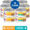 Hill’s Science Diet Urinary Hairball Control, Adult 1-6, Urinary Track Health & Hairball Control Support, Wet Cat Food, Chicken Minced, 2.9 oz Can, Case of 12(Variety Pack: Chicken  Tuna & Vegetables Stew)