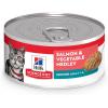Hill’s Science Diet Indoor, Adult 1-6, Easy Litter Box Cleanup, Wet Cat Food, Salmon & Vegetables Stew, 5.5 oz Can, Case of 24(Salmon & Vegetables Stew)