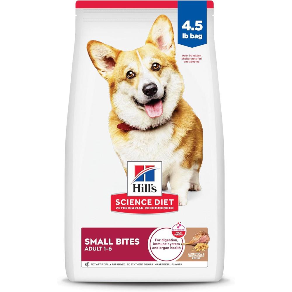 imageHills Science Diet Adult 16 Adult 16 Premium Nutrition Small Kibble Dry Dog Food Chicken amp Barley 15 lb BagLamb  Brown Rice