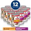 Hill’s Science Diet Adult 1-6, Adult 1-6 Premium Nutrition, Wet Dog Food, Chicken & Vegetables Stew, 12.8 oz Can, Case of 12(Variety Pack: Chicken & Barley; Beef & Barley Loaf)