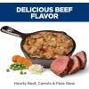 Hill’s Science Diet Healthy Cuisine, Senior Adult 7+, Senior Premium Nutrition, Wet Dog Food, Braised Beef, Carrots & Peas Stew, 12.5 oz Can, Case of 12(Braised Beef  Carrots & Peas Stew)