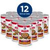 Hill’s Science Diet Healthy Cuisine, Senior Adult 7+, Senior Premium Nutrition, Wet Dog Food, Braised Beef, Carrots & Peas Stew, 12.5 oz Can, Case of 12(Roasted Chicken  Carrots & Spinach Stew)