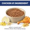 Hill’s Science Diet Small & Mini, Senior Adult 11+, Small & Mini Breeds Senior Premium Nutrition, Dry Dog Food, Chicken, Brown Rice & Barley, 4.5 lb Bag(Chicken  Brown Rice & Barley)