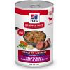 Hill’s Science Diet Healthy Cuisine, Senior Adult 7+, Senior Premium Nutrition, Wet Dog Food, Braised Beef, Carrots & Peas Stew, 12.5 oz Can, Case of 12(Braised Beef  Carrots & Peas Stew)