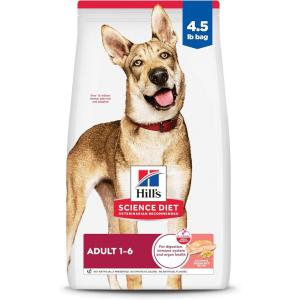 Hill’s Science Diet Adult 1-6, Adult 1-6 Premium Nutrition, Dry Dog Food, Salmon & Brown Rice, 14 lb Bag(Salmon & Brown Rice)