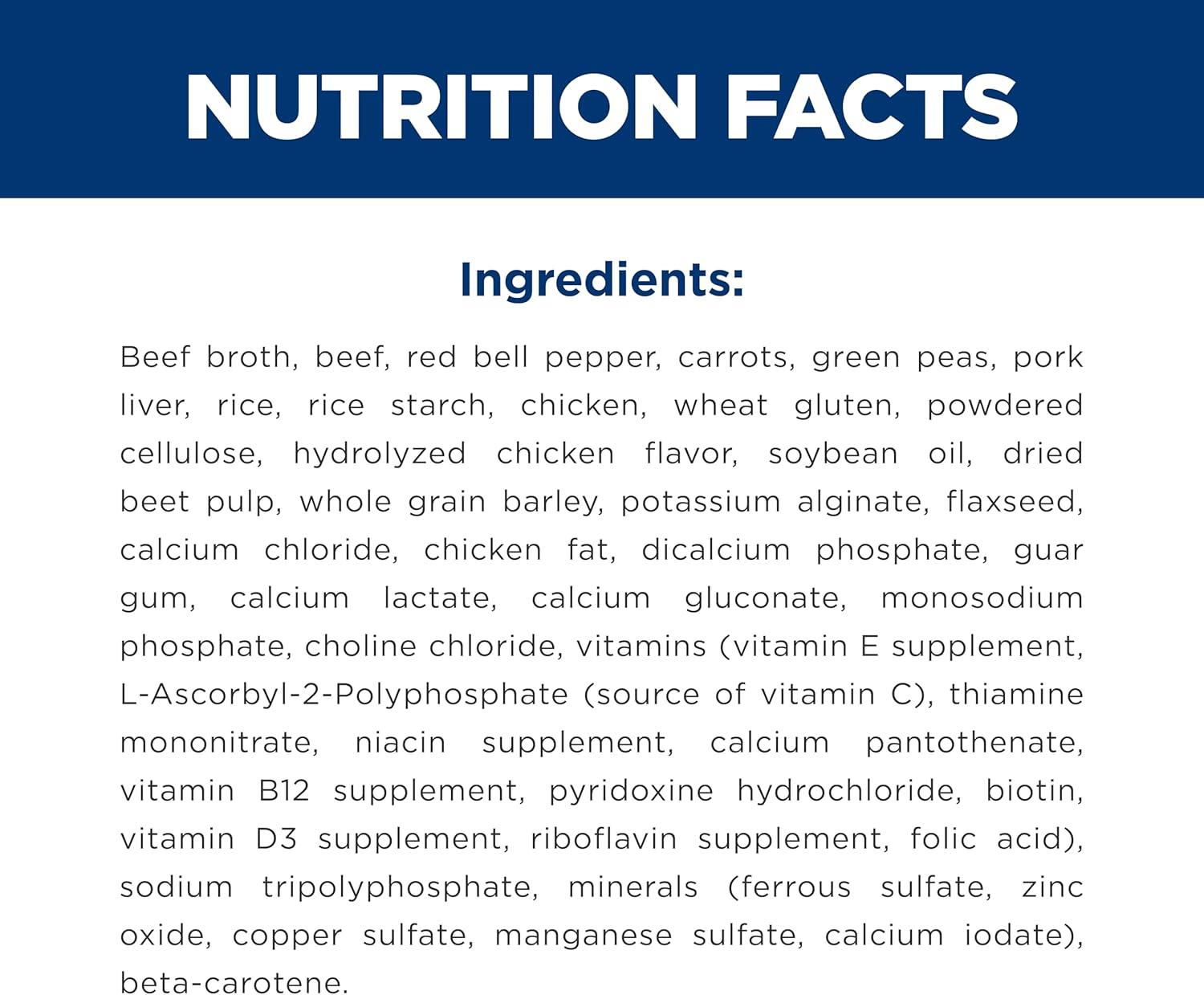 imageHills Science Diet Healthy Cuisine Adult 16 Great Taste Wet Dog Food Variety Pack Roasted Chicken Carrots amp Spinach Braised Beef Carrots amp Peas Stew 125 oz Can Variety Pack Case of 12Braised Beef Carrots Peas Stew