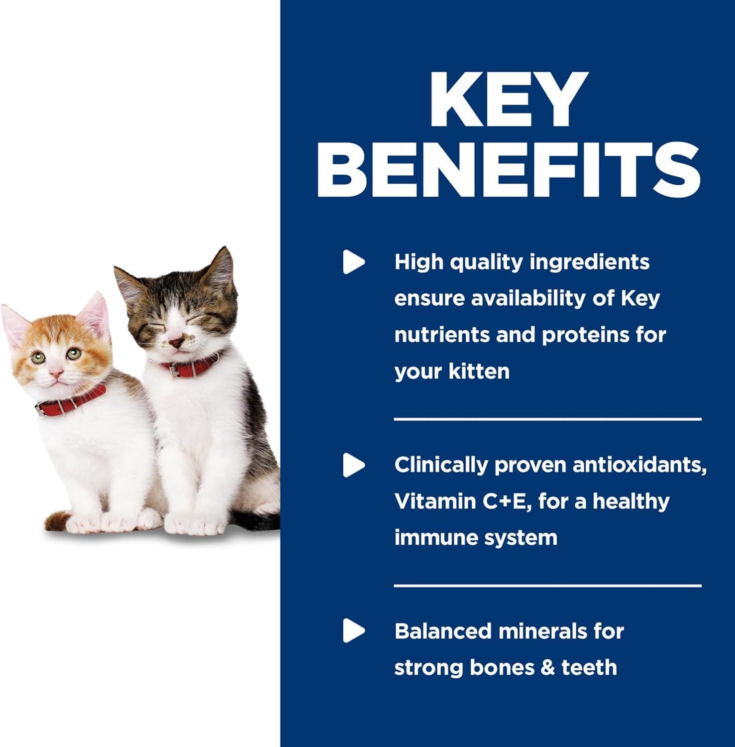 imageHills Science Diet Kitten Kitten Premium Nutrition Wet Cat Food Liver amp Chicken Minced 55 oz Can Case of 24Salmon Minced