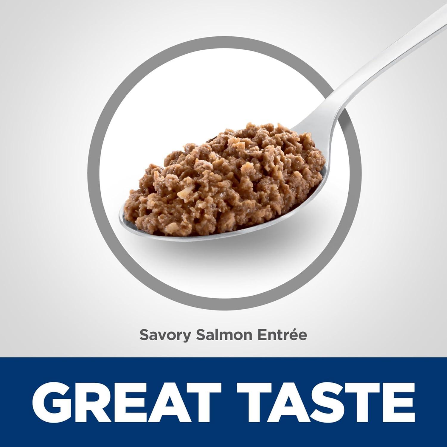 imageHills Science Diet Kitten Kitten Premium Nutrition Wet Cat Food Liver amp Chicken Minced 55 oz Can Case of 24Salmon Minced