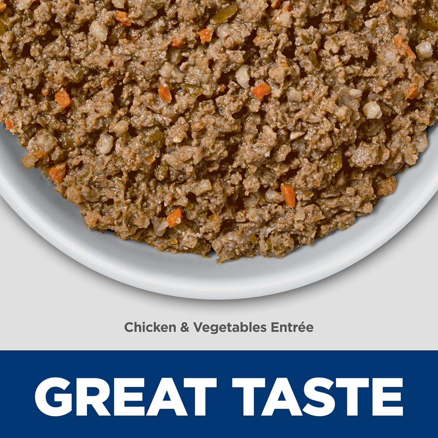 imageHills Science Diet Perfect Digestion Adult 16 Small amp Mini Breeds Digestive Support Wet Dog Food Chicken amp Vegetables Loaf 58 oz Can Case of 24