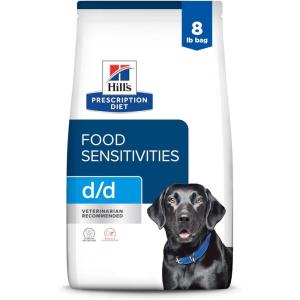 Hill’s Prescription Diet d/d Skin/Food Sensitivities Grain Free Potato & Salmon Flavor Dry Dog Food, Veterinary Diet, 25 lb. Bag(Potato & Salmon)