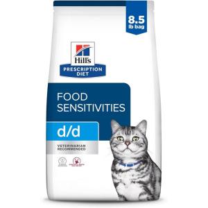 Hill’s Prescription Diet d/d Skin/Food Sensitivities Venison & Green Pea Formula Dry Cat Food, Veterinary Diet, 3.5 lb. Bag(Venison & Green Pea)