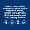 Hill’s Prescription Diet w/d Multi-Benefit Digestive/Weight/Glucose/Urinary Management with Chicken Wet Cat Food, Veterinary Diet, 5.5 oz. Cans, 24-Pack