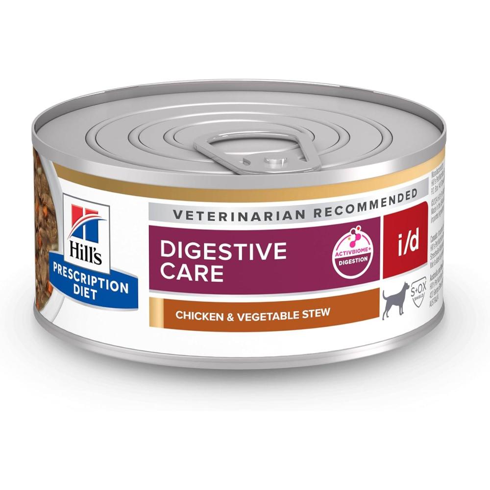 imageHills Prescription Diet id Digestive Care with Turkey Canned Dog Food Veterinary Diet 13 oz 12Pack Wet FoodChicken Vegetable Stew
