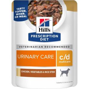 Hill’s Prescription Diet c/d Multicare Canine Chicken, Vegetables & Rice Stew, 2.8oz, 24-Pack Wet Food