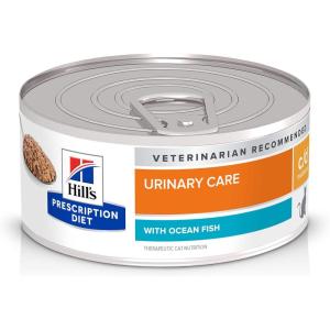 Hill’s Prescription Diet c/d Multicare Urinary Care with Chicken Wet Cat Food, Veterinary Diet, 5.5 oz. Cans, 24-Pack(Ocean Fish)