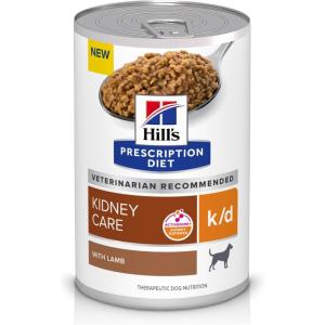 Hill’s Prescription Diet k/d Kidney Care Beef & Vegetable Stew Wet Dog Food, Veterinary Diet, 12.5 oz. Cans, 12-Pack(Lamb)