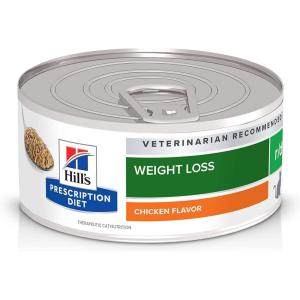 Hill’s Prescription Diet r/d Weight Reduction Chicken Flavor Wet Cat Food, Veterinary Diet, 5.5 oz. Cans, 24-Pack