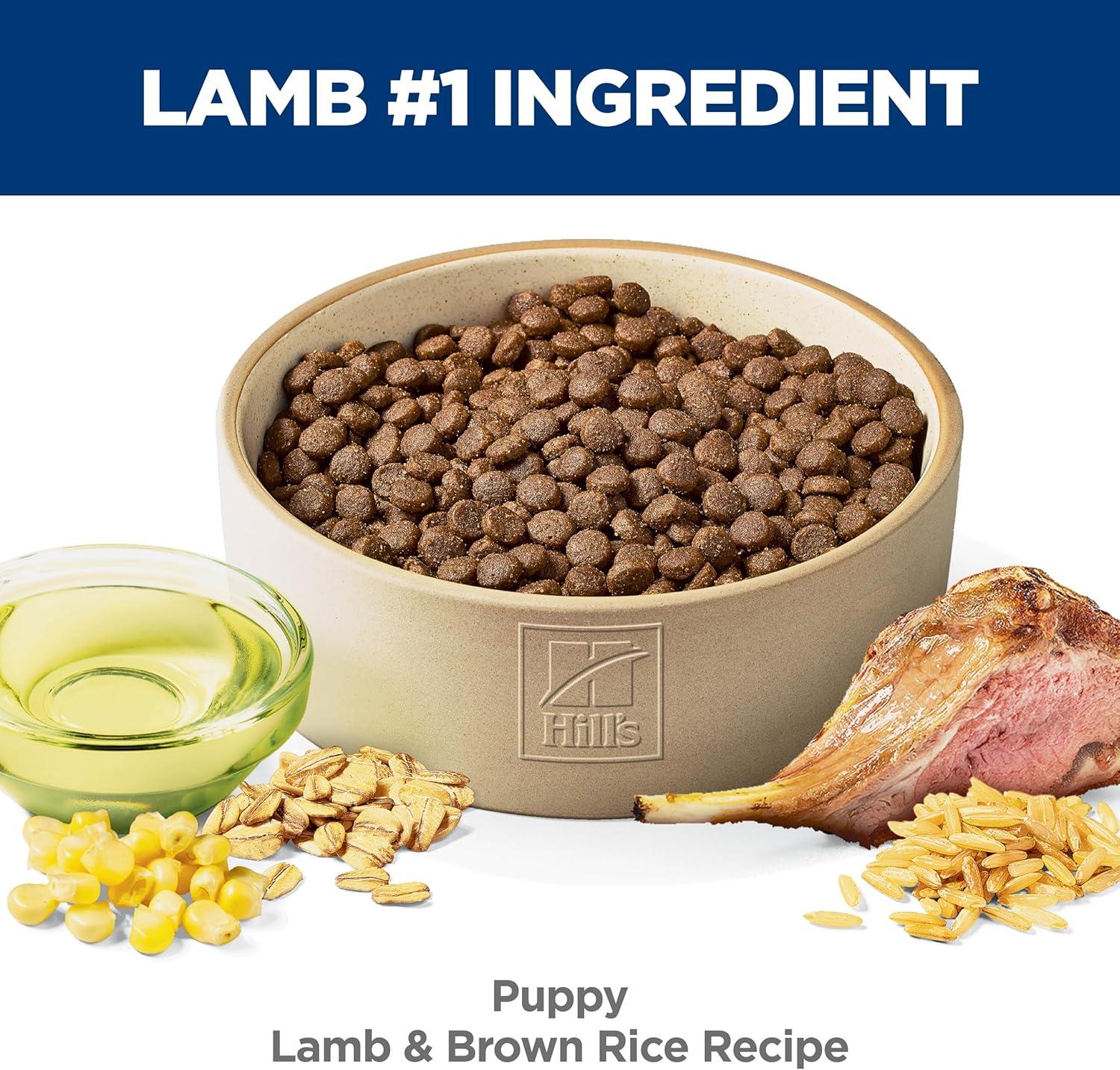 imageHills Science Diet Puppy Puppy Premium Nutrition Dry Dog Food Lamb amp Brown Rice 25 lb BagLamb Brown Rice