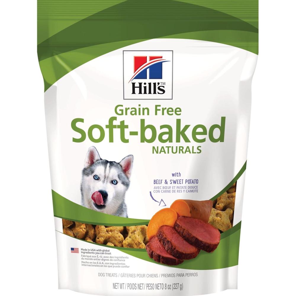 imageHills Grain Free Soft Baked Naturals All Life Stages Great Taste Dog Treats Beef amp Sweet Potato 8 oz BagBeef  Sweet Potato