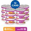 Hill’s Science Diet Adult 1-6 Small & Mini Wet Dog Food, Beef & Barley Entrée, 5.8 oz. Cans, 12-Pack(Variety Pack: Chicken  Beef)