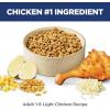 Hill’s Science Diet Light, Adult 1-6, Weight Management Support, Dry Cat Food, Chicken Recipe, 7 lb Bag(Chicken)