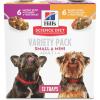 Hill’s Science Diet Adult 1-6 Small & Mini Wet Dog Food, Beef & Barley Entrée, 5.8 oz. Cans, 12-Pack(Variety Pack: Chicken & Vegetables Stew  Salmon & Vegetables Stew)