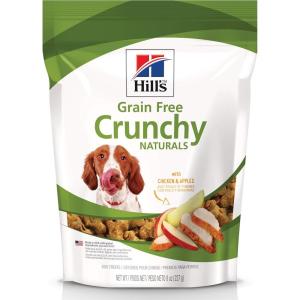 Hill’s Grain Free Soft Baked Naturals, All Life Stages, Great Taste, Dog Treats, Beef & Sweet Potato, 8 oz Bag(Chicken & Apples)