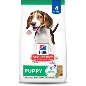 Hill’s Science Diet Puppy, Puppy Premium Nutrition, Dry Dog Food, Lamb & Brown Rice, 25 lb Bag(Lamb & Brown Rice)