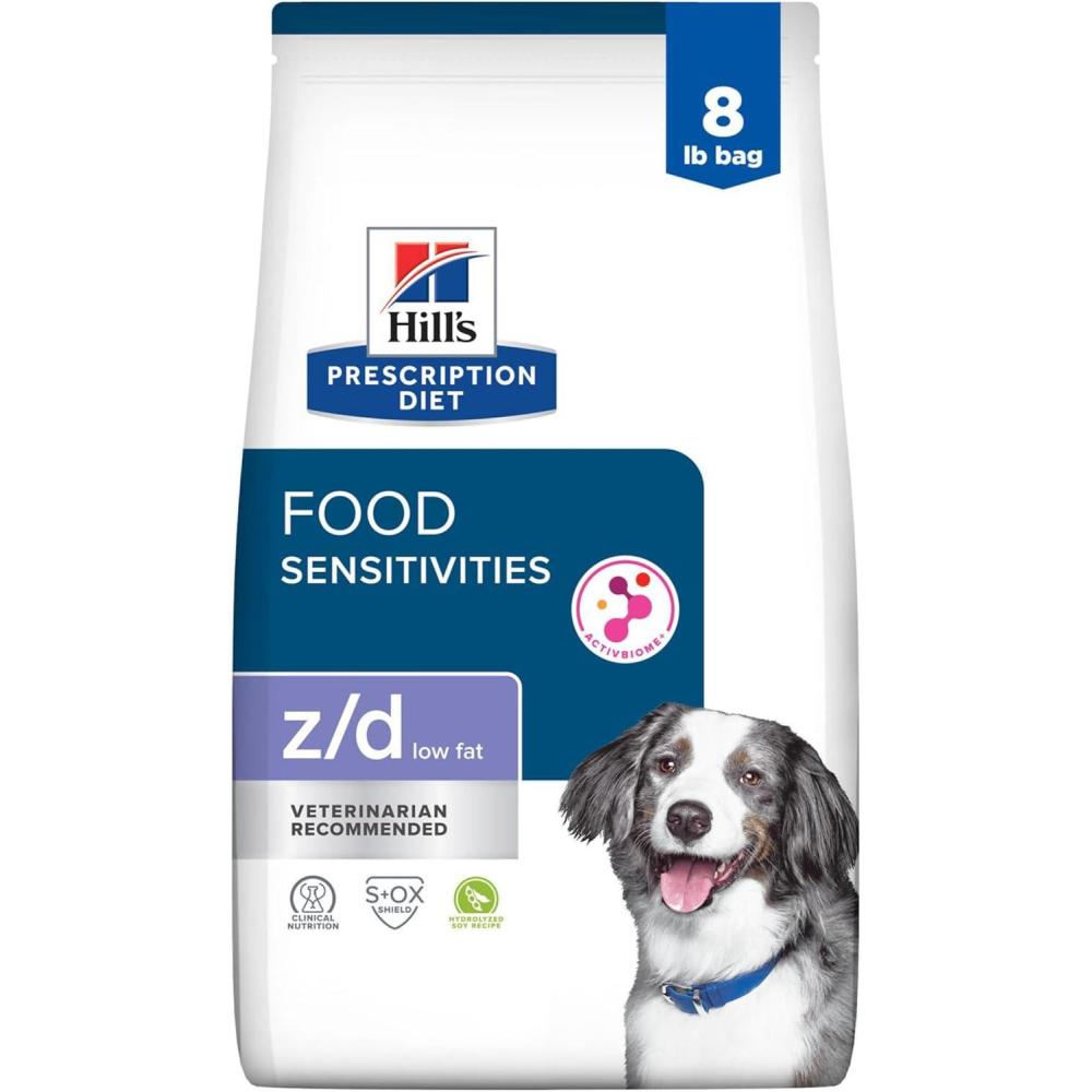 imageHills Prescription Diet zd Low Fat Dry Dog Food Hydrolyzed Soy Recipe 8 lb BagHydrolyzed Soy