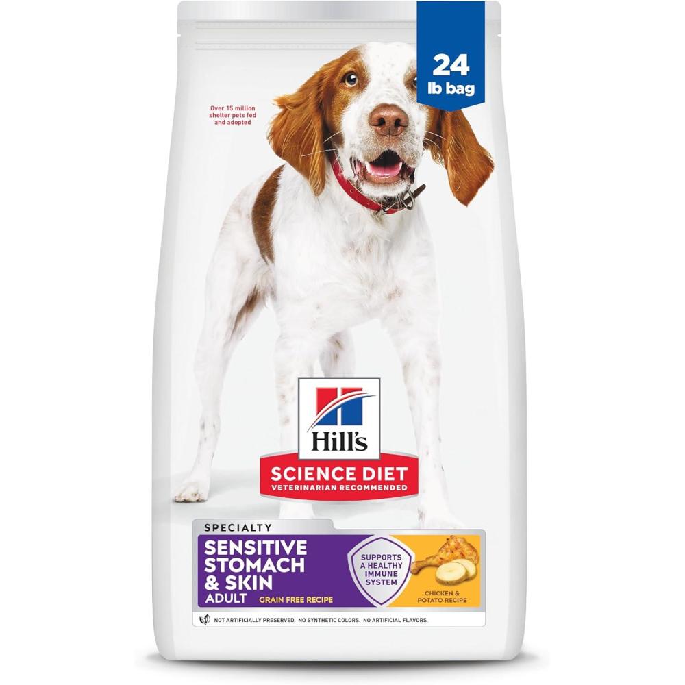 imageHills Science Diet Adult 16 Sensitive Stomach amp Skin Dry Dog Food Grain Free Chicken amp Potato 24 lb Bag Updated Formula