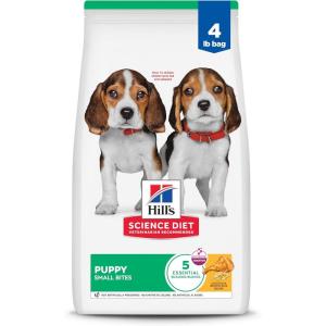 Hill’s Science Diet Puppy, Puppy Premium Nutrition, Small Kibble, Dry Dog Food, Chicken & Brown Rice, 12.5 lb Bag(Chicken & Brown Rice)