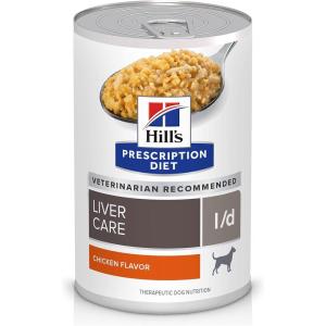 Hill’s Prescription Diet l/d Liver Care Wet Dog Food, Veterinary Diet, 13 oz. Cans, 12-Pack