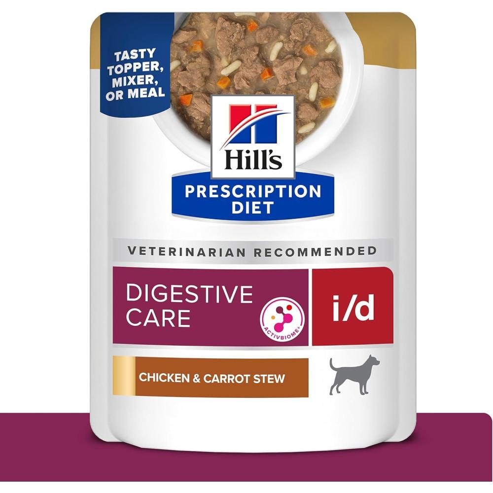 imageHills Prescription Diet id AB Chicken amp Vegetable Stew Wet Dog Food 24 x 28 oz Pouches