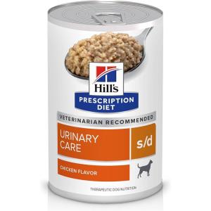 Hill’s Prescription Diet s/d Urinary Care Wet Dog Food, Veterinary Diet, 13 oz. Cans, 12-Pack